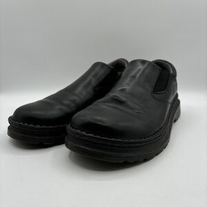 Dr. Martens Orson Shoes Men's Size 9 Black Leather Slip On Oxfords Chunky